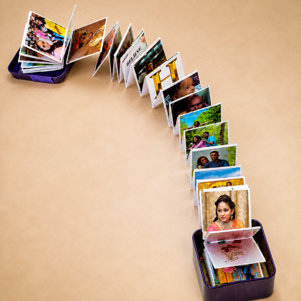 Square Ladder Box