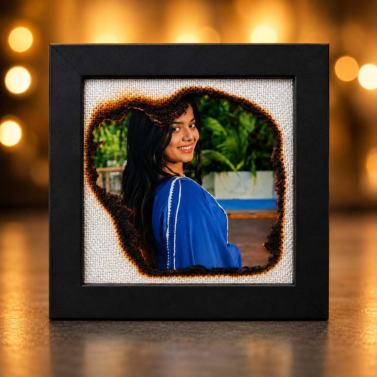 Mini fire frame